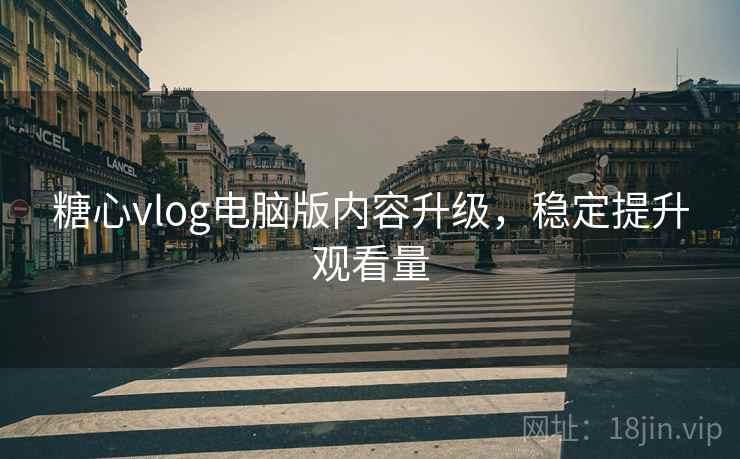 糖心vlog电脑版内容升级,稳定提升观看量